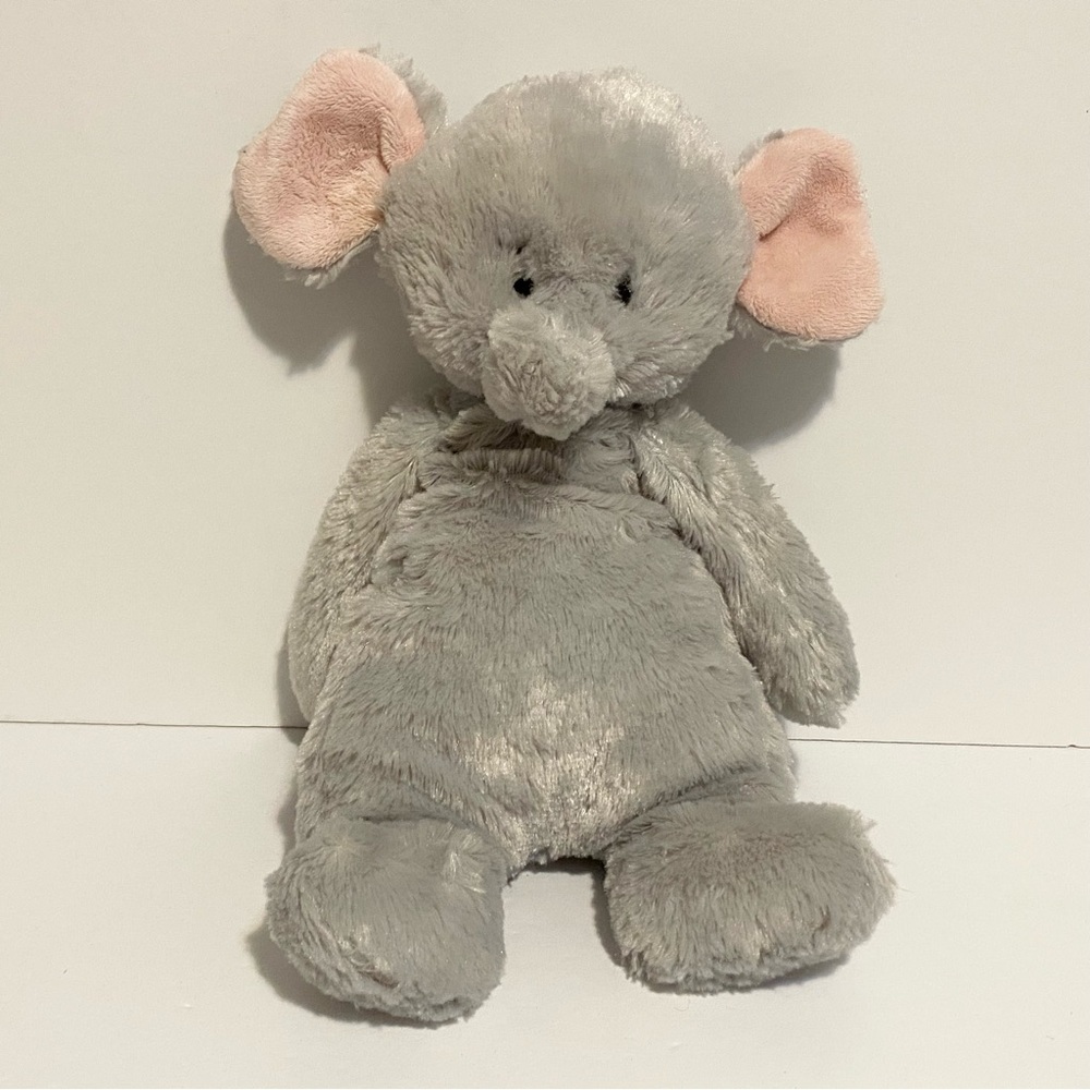 Ganz Pudding Pies Elephant Plush Floppy Stuffed Animal Baby Cuddle Toy Lovey
